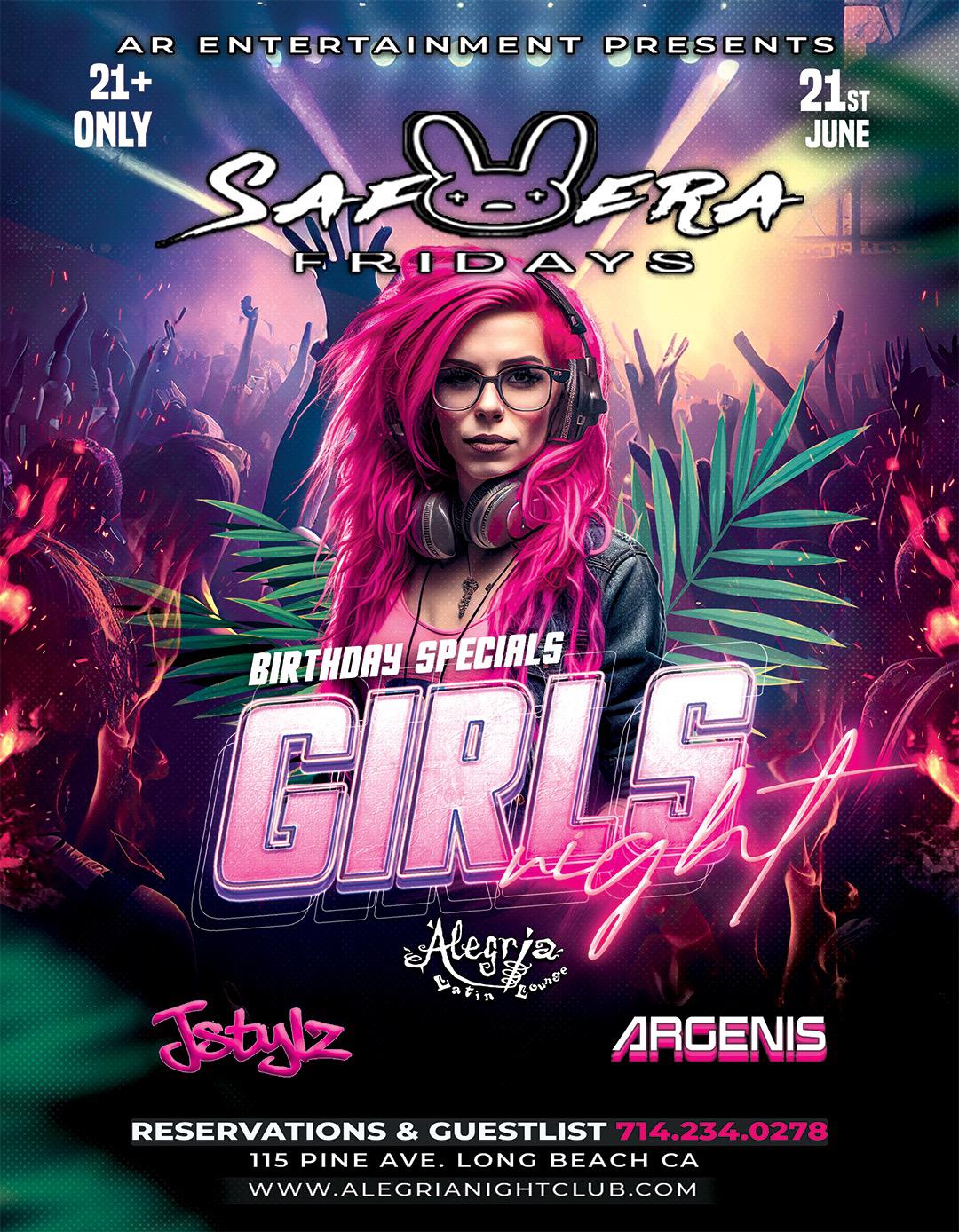 FRIDAY Guestlist Before 1030pm Alegria Long Beach’s 1